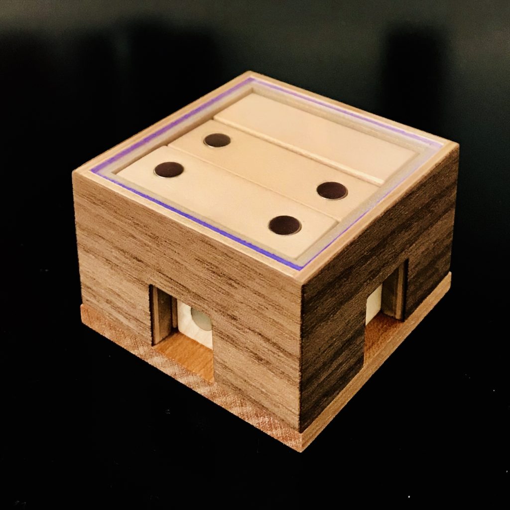 Anti-Gravity Box puzzle designed and made by Frederic Boucher